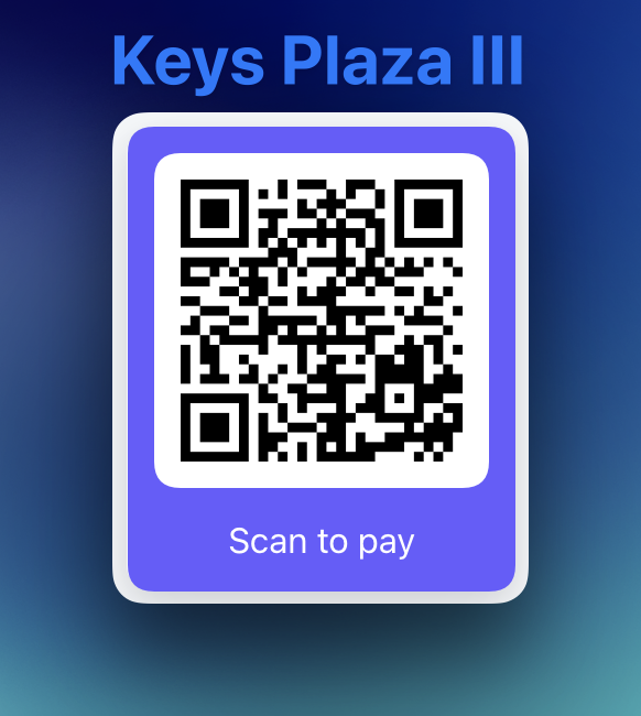 Key Purchase QR — Plaza III